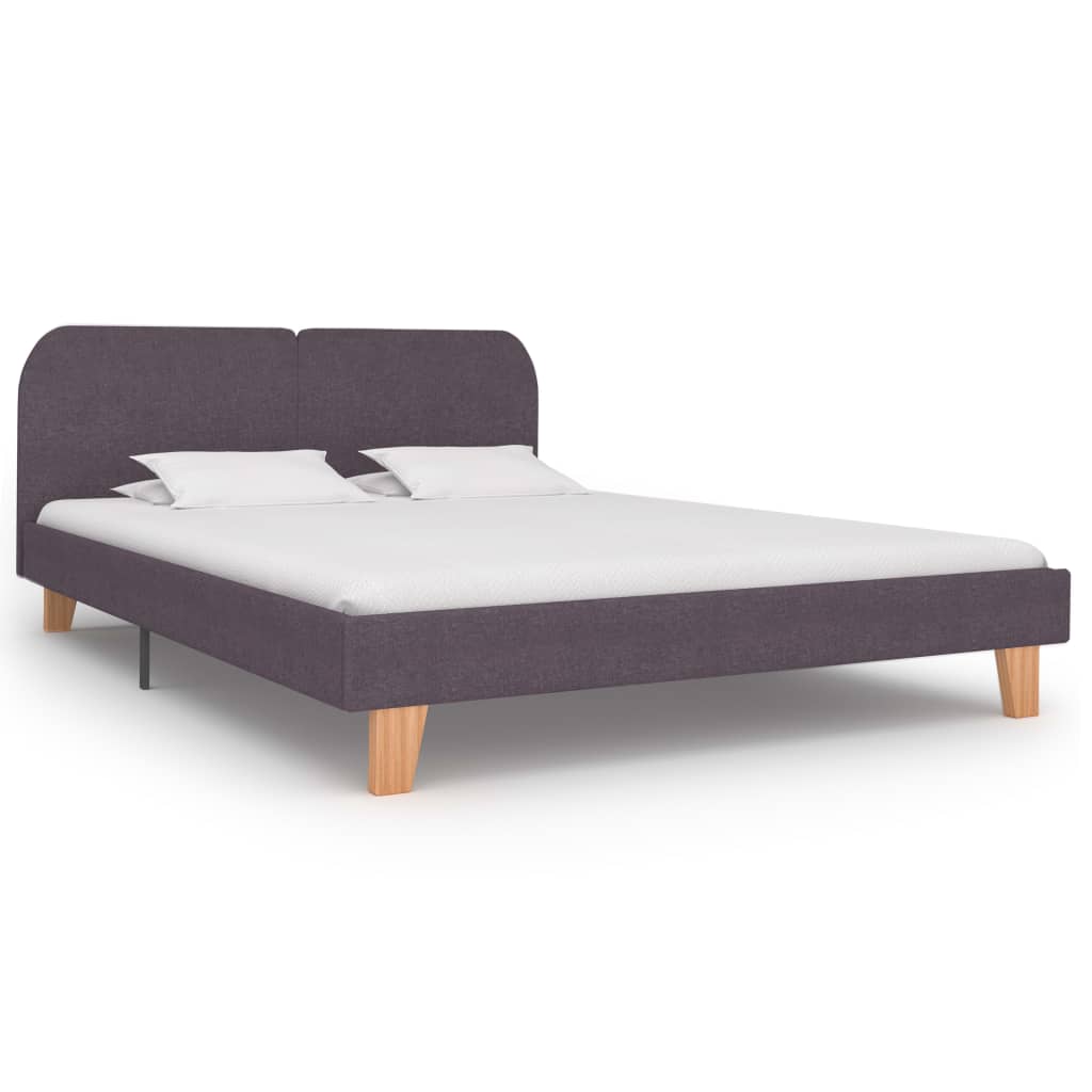 Bedframe stof taupe 180x200 cm is nu te koop bij PeponiXL, paradijselijk wonen!