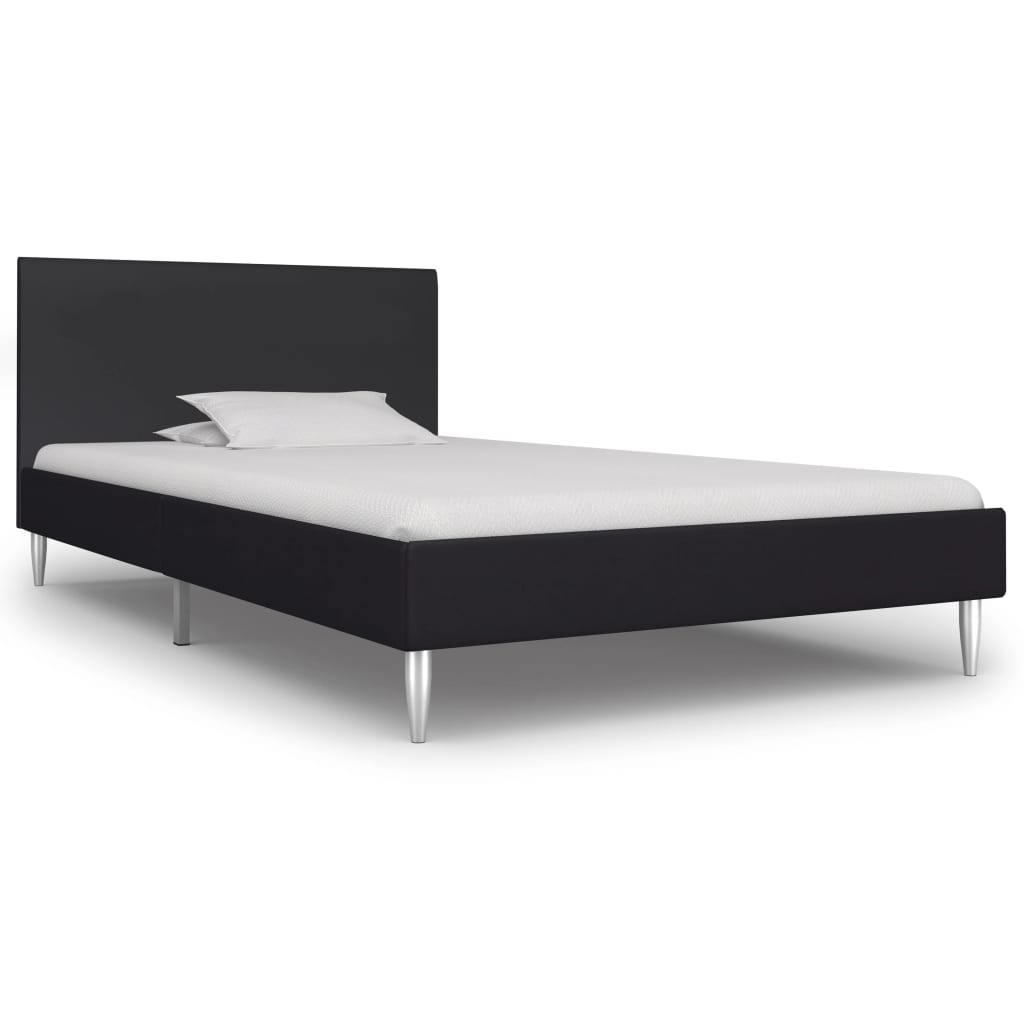 Bedframe stof zwart 90x200 cm is nu te koop bij PeponiXL, paradijselijk wonen!