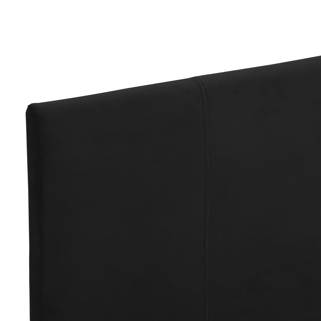 Bedframe stof zwart 90x200 cm is nu te koop bij PeponiXL, paradijselijk wonen!