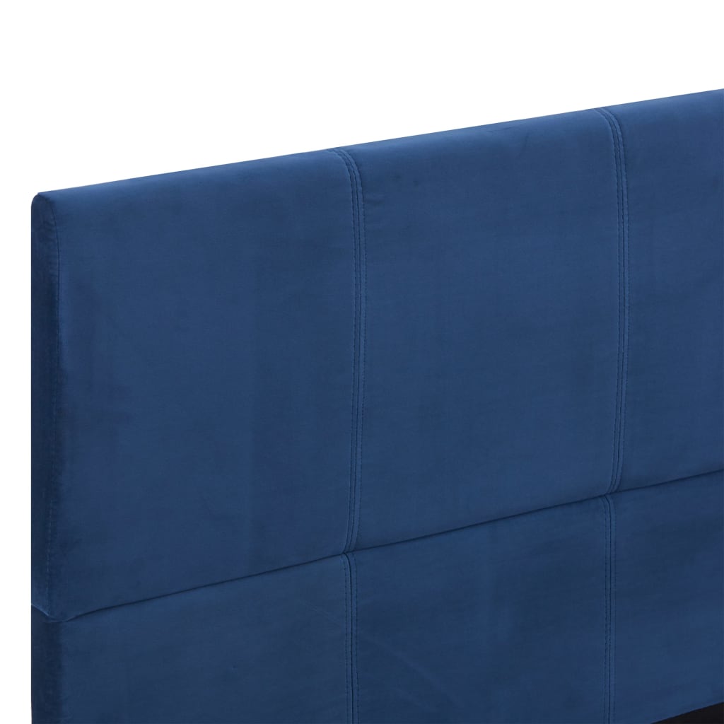 Bedframe stof blauw 160x200 cm is nu te koop bij PeponiXL, paradijselijk wonen!