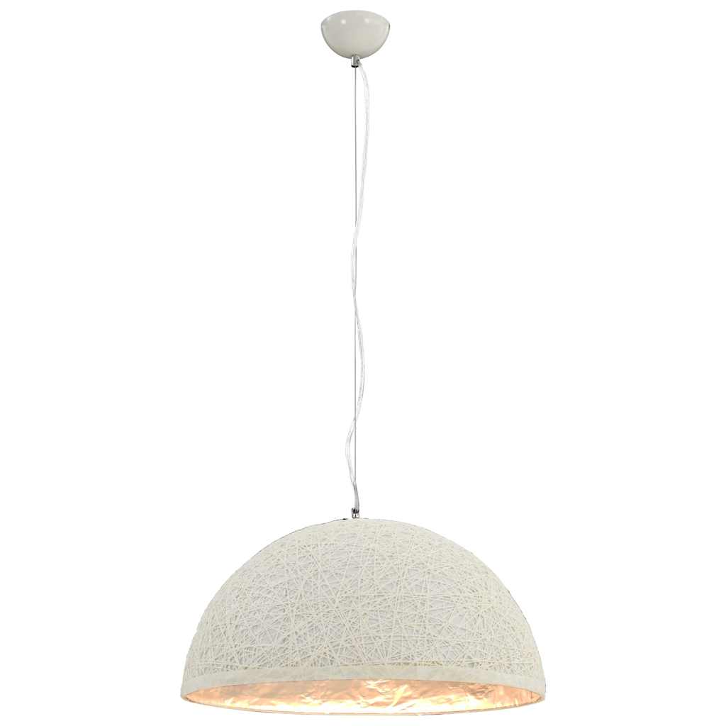 Hanglamp E27 Ø50 cm wit en zilver is nu te koop bij PeponiXL, paradijselijk wonen!