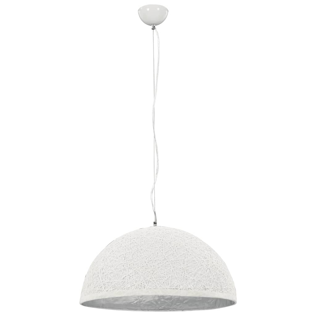 Hanglamp E27 Ø50 cm wit en zilver is nu te koop bij PeponiXL, paradijselijk wonen!