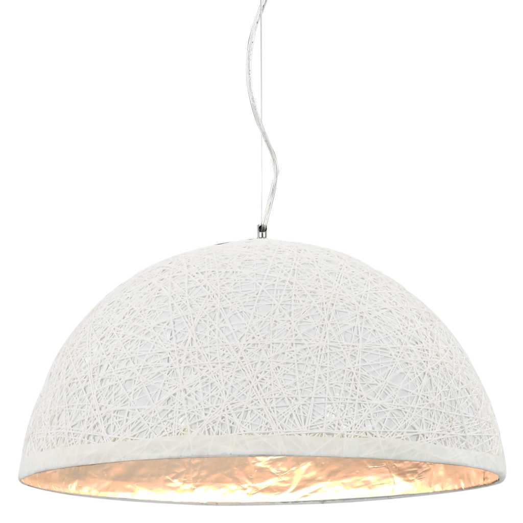 Hanglamp E27 Ø50 cm wit en zilver is nu te koop bij PeponiXL, paradijselijk wonen!