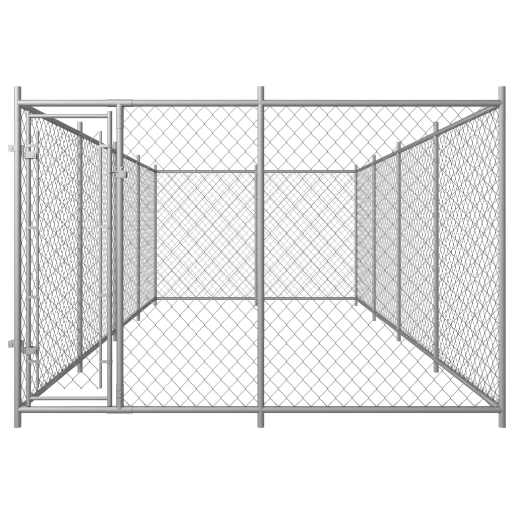 Hondenkennel voor buiten 7,6x3,8x1,9 m is nu te koop bij PeponiXL, paradijselijk wonen!