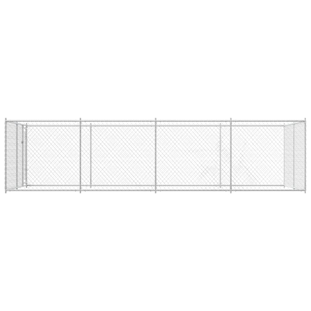 Hondenkennel voor buiten 7,6x3,8x1,9 m is nu te koop bij PeponiXL, paradijselijk wonen!