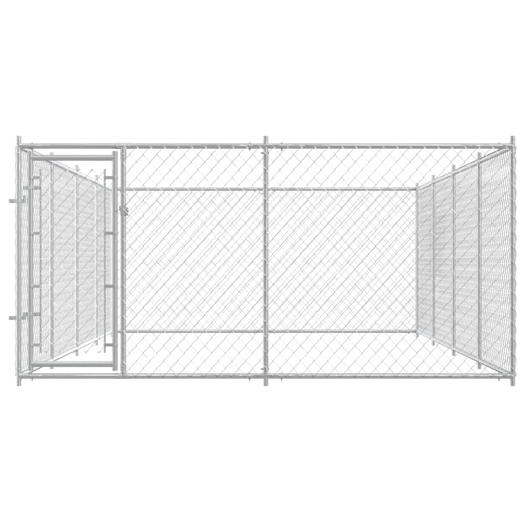 Hondenkennel voor buiten 7,6x3,8x1,9 m is nu te koop bij PeponiXL, paradijselijk wonen!