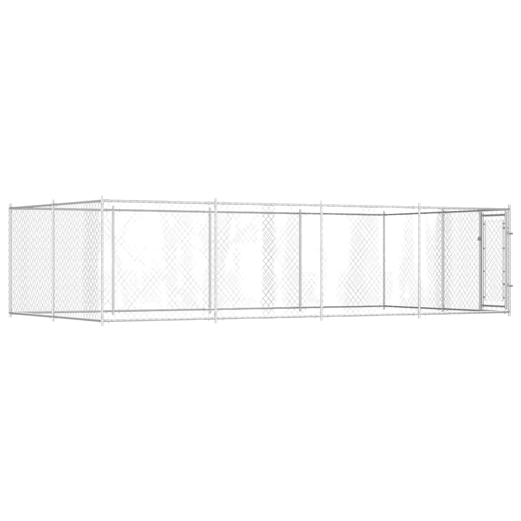 Hondenkennel voor buiten 7,6x3,8x1,9 m is nu te koop bij PeponiXL, paradijselijk wonen!