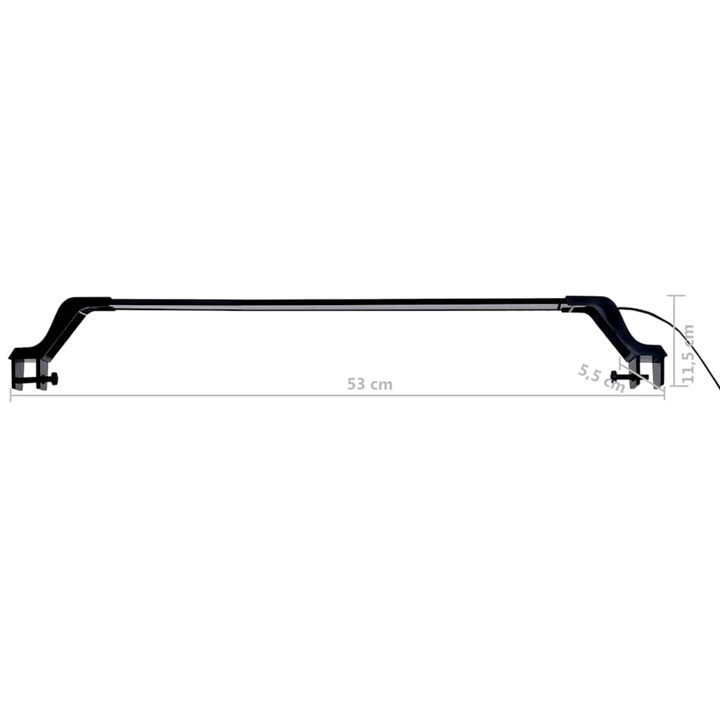 Aquariumlamp met klemmen LED 55-70 cm blauw en wit is nu te koop bij PeponiXL, paradijselijk wonen!