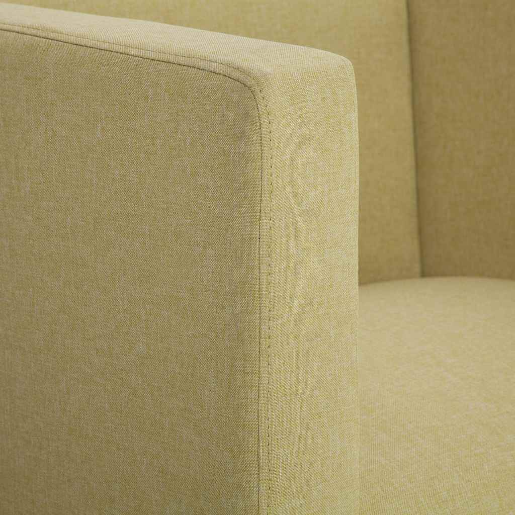 Fauteuil kubus stof groen is nu te koop bij PeponiXL, paradijselijk wonen!