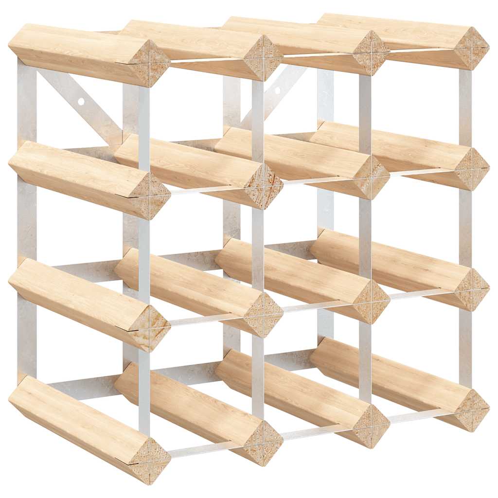 Wijnrek voor 12 flessen massief grenenhout is nu te koop bij PeponiXL, paradijselijk wonen!