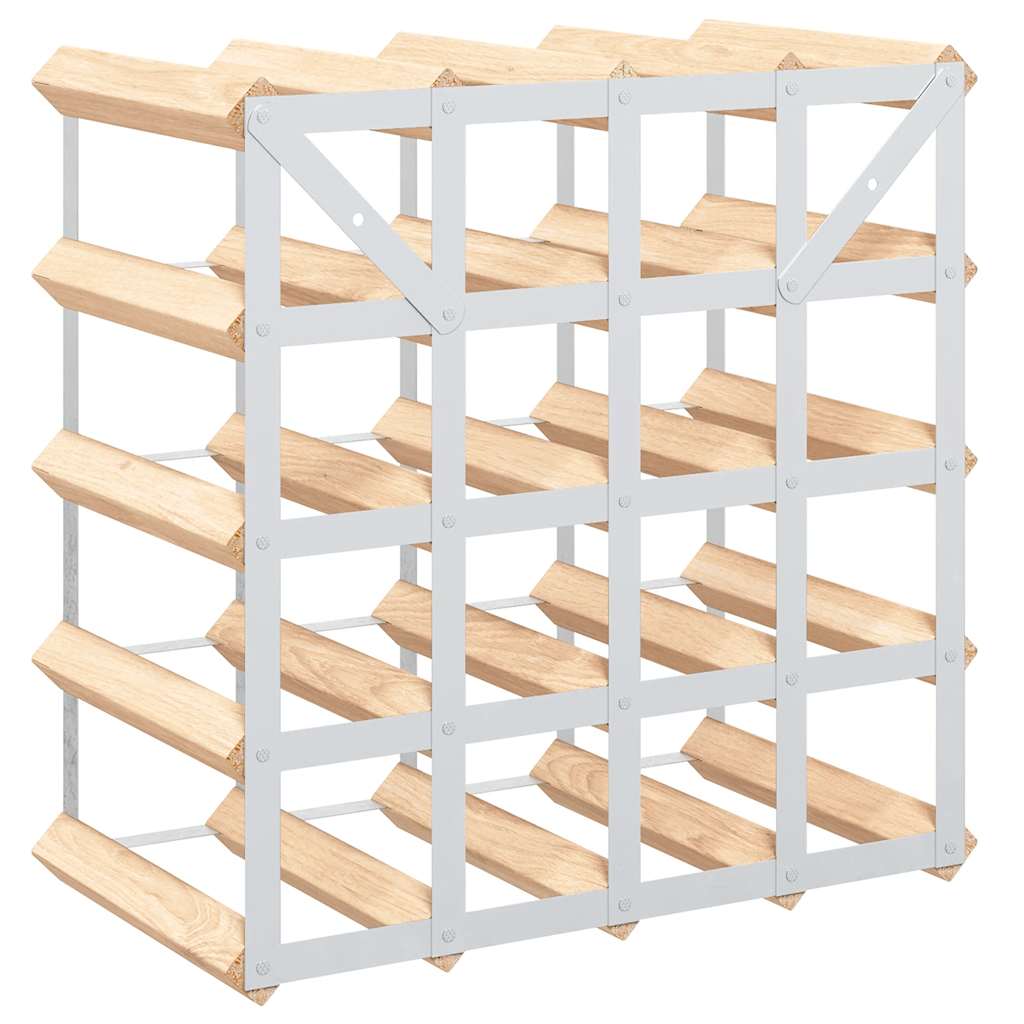 Wijnrek voor 20 flessen massief grenenhout is nu te koop bij PeponiXL, paradijselijk wonen!