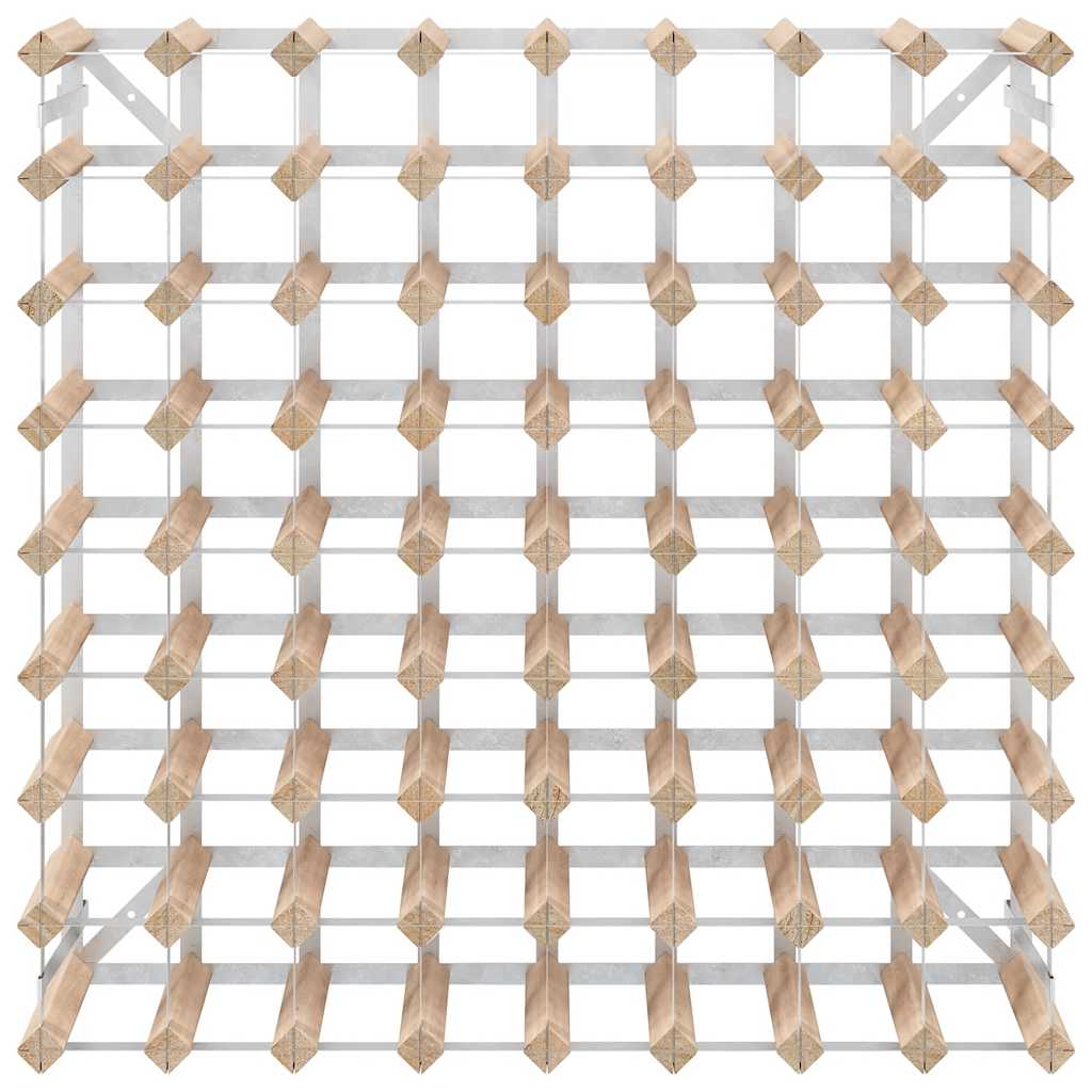 Wijnrek voor 72 flessen massief grenenhout is nu te koop bij PeponiXL, paradijselijk wonen!