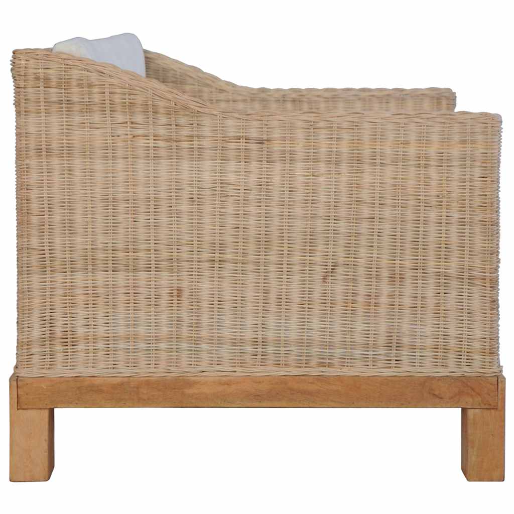 Fauteuil met kussens natuurlijk rattan is nu te koop bij PeponiXL, paradijselijk wonen!