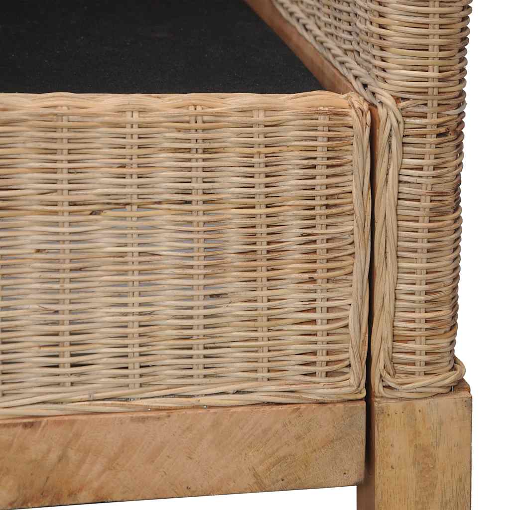Fauteuil met kussens natuurlijk rattan is nu te koop bij PeponiXL, paradijselijk wonen!