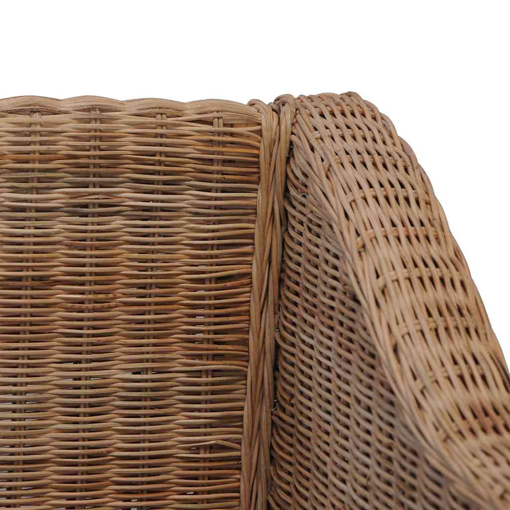 Fauteuil met kussens natuurlijk rattan is nu te koop bij PeponiXL, paradijselijk wonen!