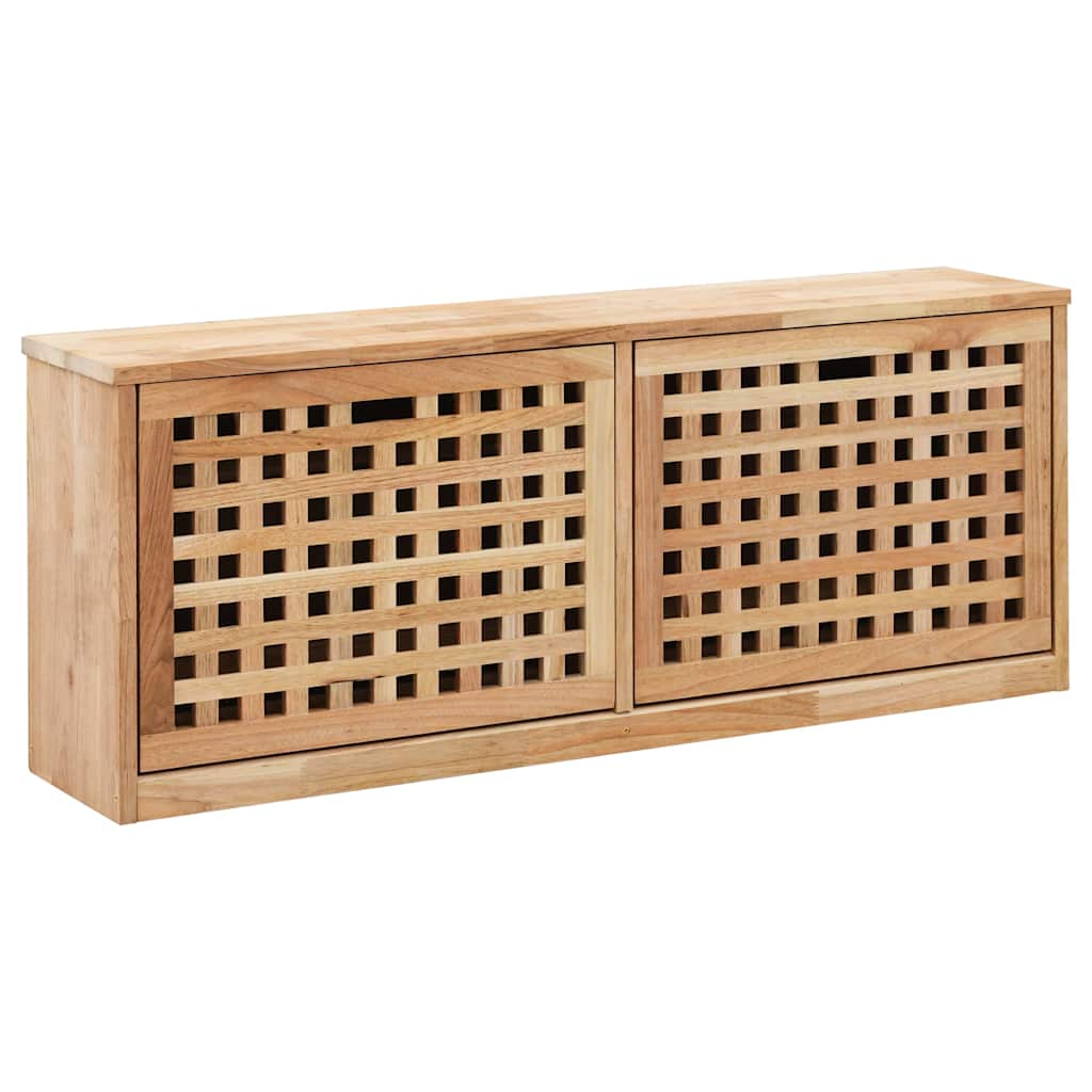 Schoenenopbergbank 94x20x38 cm massief walnotenhout is nu te koop bij PeponiXL, paradijselijk wonen!