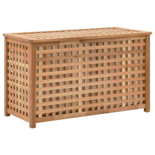 Wasmand 77,5x37,5x46,5 cm massief walnoothout is nu te koop bij PeponiXL, paradijselijk wonen!