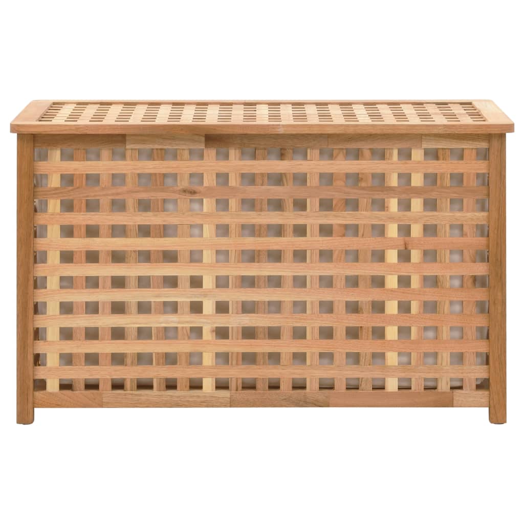 Wasmand 77,5x37,5x46,5 cm massief walnoothout is nu te koop bij PeponiXL, paradijselijk wonen!
