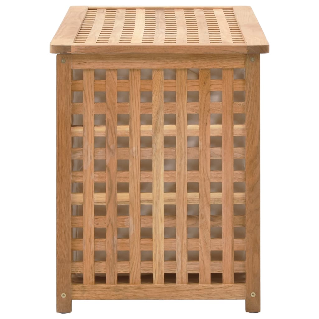 Wasmand 77,5x37,5x46,5 cm massief walnoothout is nu te koop bij PeponiXL, paradijselijk wonen!
