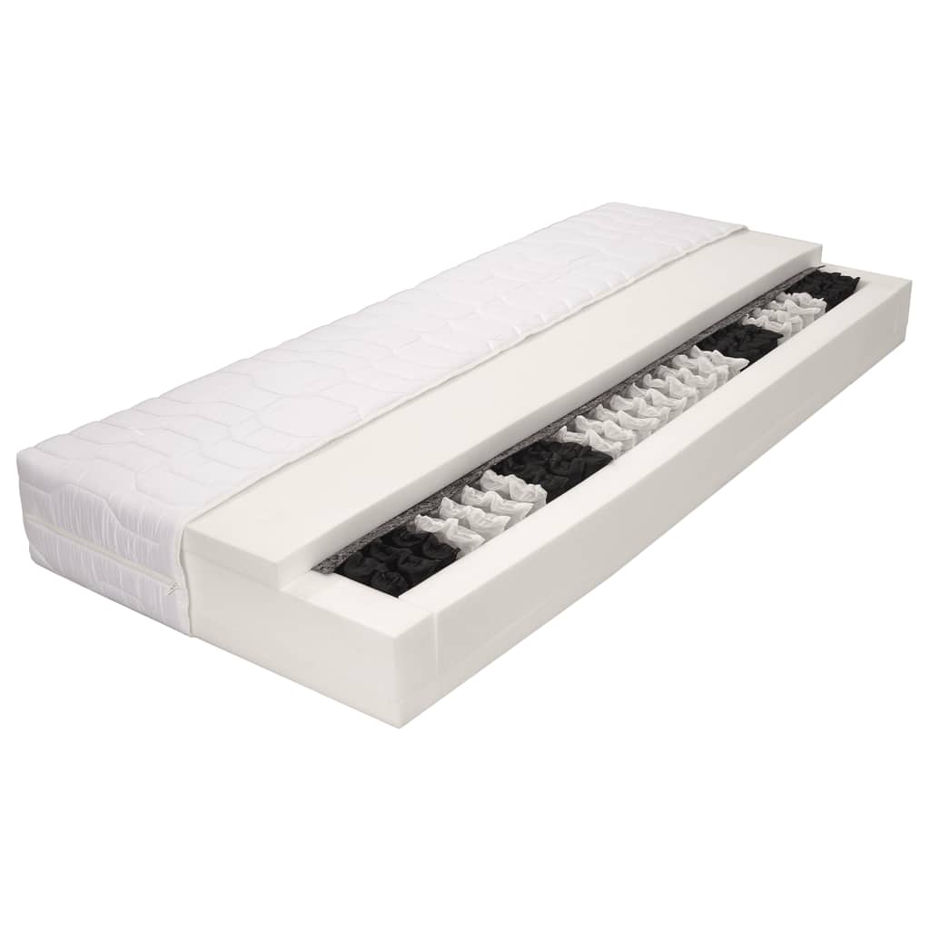 Matras 7 Zone 20 cm pocketvering H2 120x200 cm is nu te koop bij PeponiXL, paradijselijk wonen!