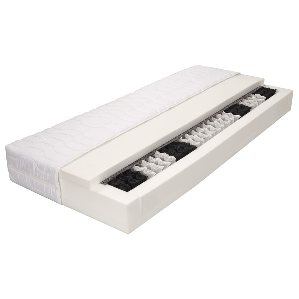 Matras 7 Zone 20 cm pocketvering H2 140x200 cm is nu te koop bij PeponiXL, paradijselijk wonen!