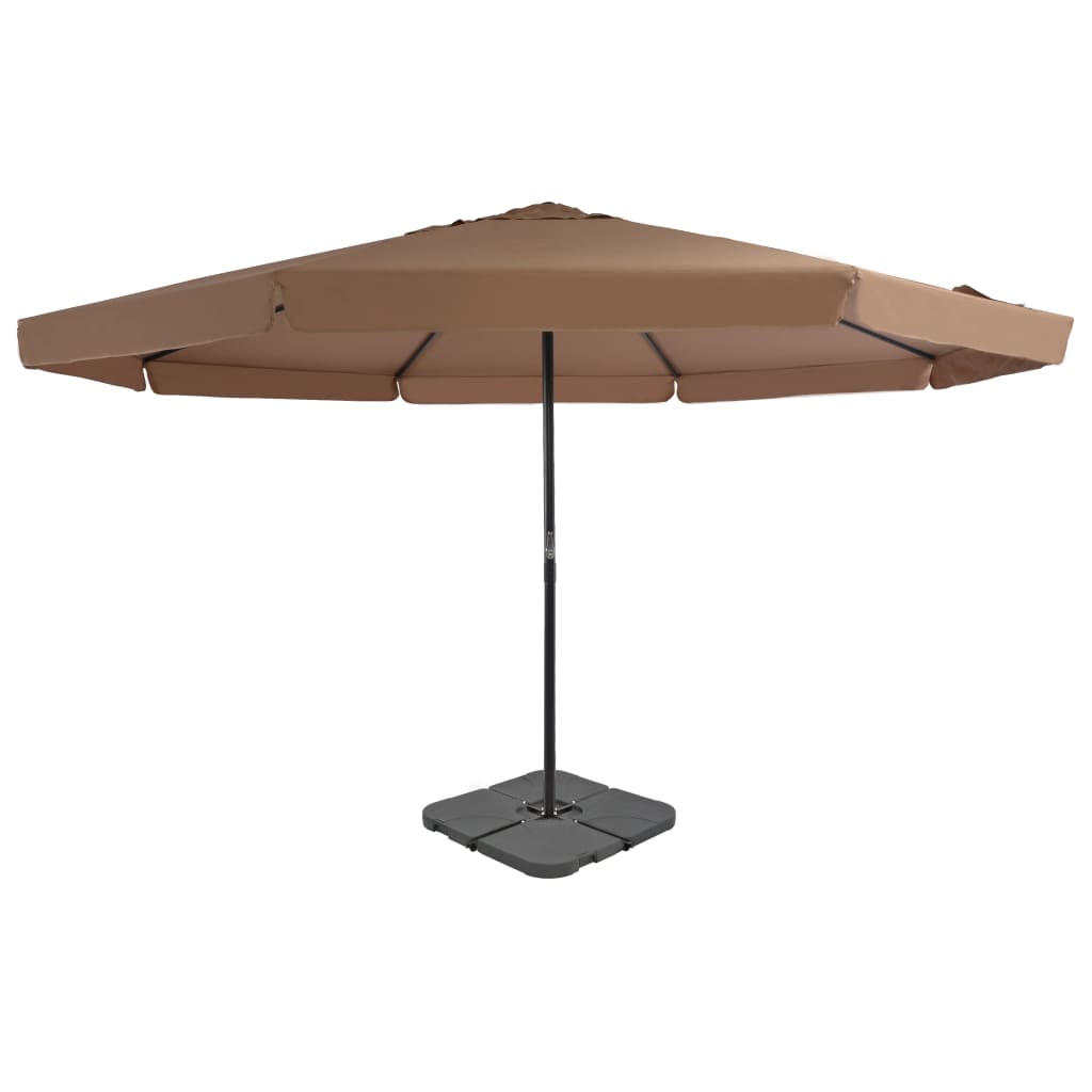 Parasol met draagbare voet taupe is nu te koop bij PeponiXL, paradijselijk wonen!