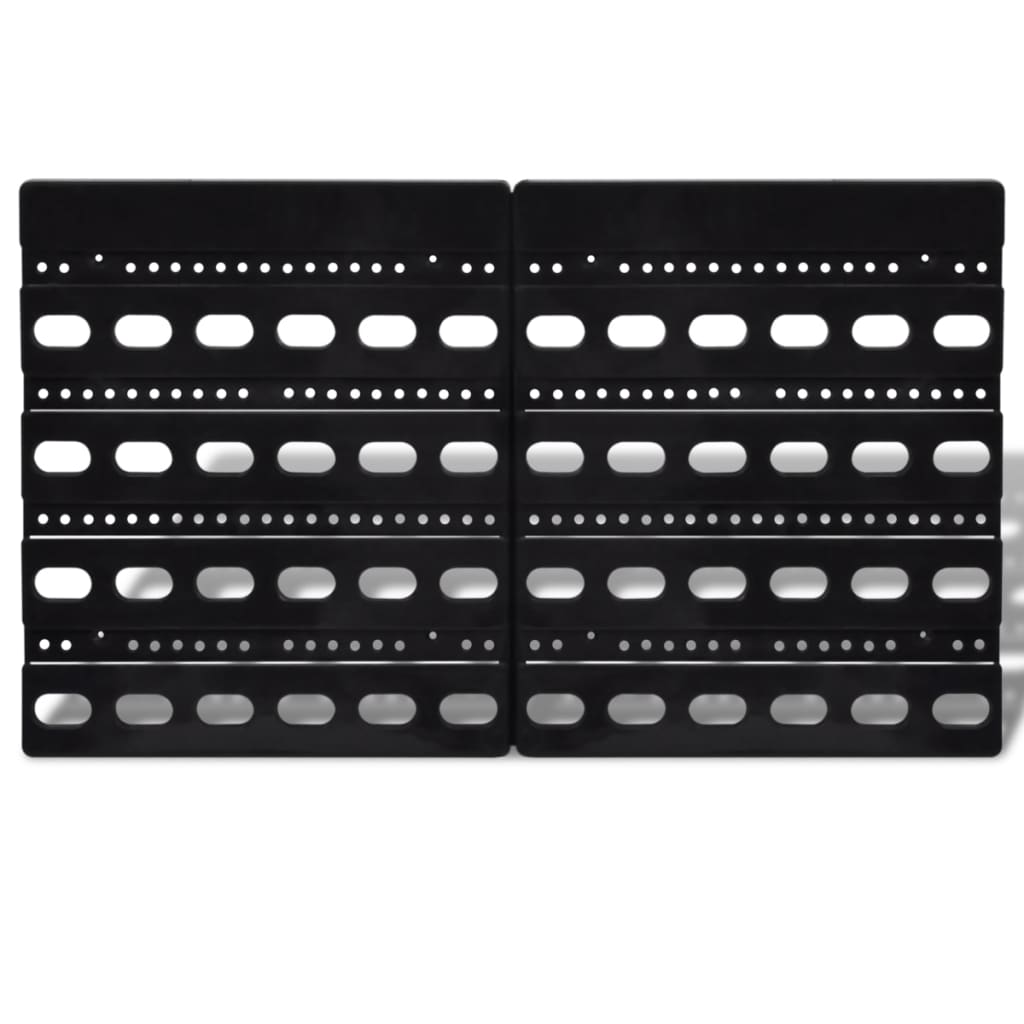 30-delige Opbergrek voor aan de wand blauw en rood is nu te koop bij PeponiXL, paradijselijk wonen!