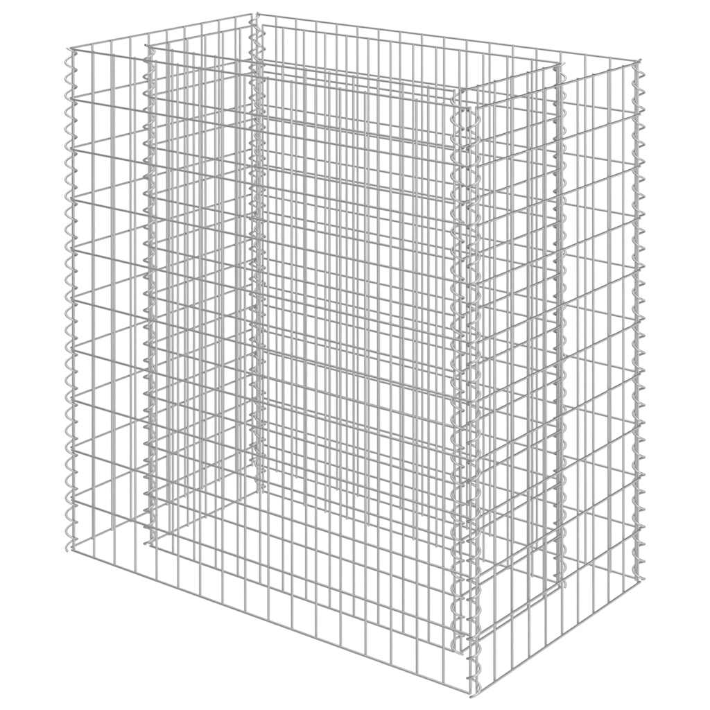 Gabion plantenbak verhoogd 90x50x100 cm gegalvaniseerd staal is nu te koop bij PeponiXL, paradijselijk wonen!