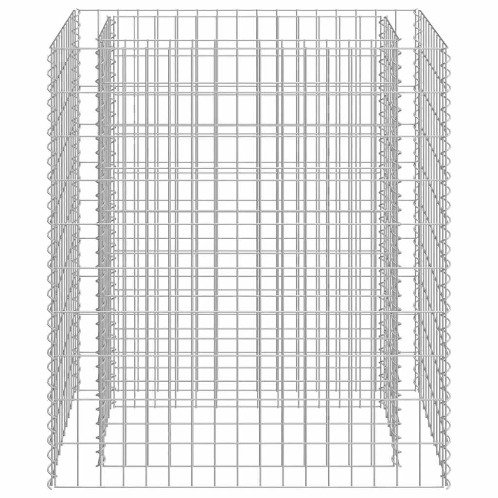 Gabion plantenbak verhoogd 90x50x100 cm gegalvaniseerd staal is nu te koop bij PeponiXL, paradijselijk wonen!