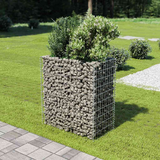 Gabion plantenbak verhoogd 90x50x100 cm gegalvaniseerd staal is nu te koop bij PeponiXL, paradijselijk wonen!
