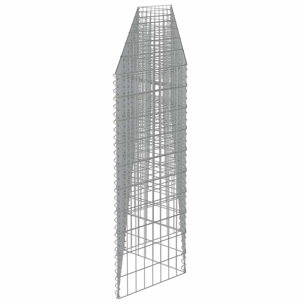 Gabion mand 450x30x100 cm gegalvaniseerd staal is nu te koop bij PeponiXL, paradijselijk wonen!