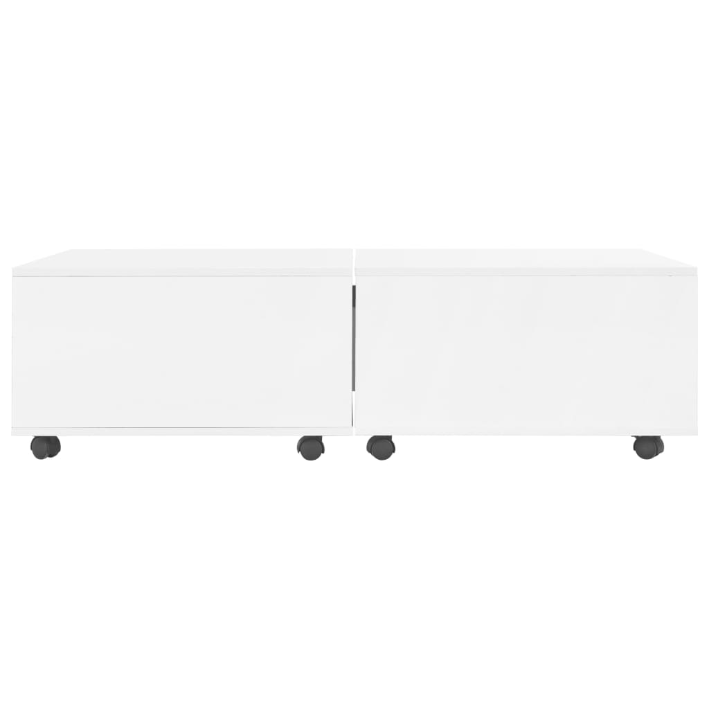 Salontafel 120x60x35 cm hoogglans wit is nu te koop bij PeponiXL, paradijselijk wonen!