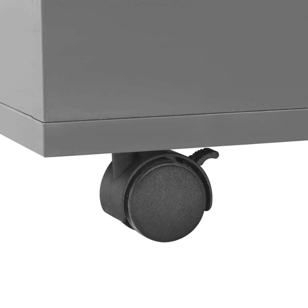 Salontafel 120x60x35 cm hoogglans grijs is nu te koop bij PeponiXL, paradijselijk wonen!