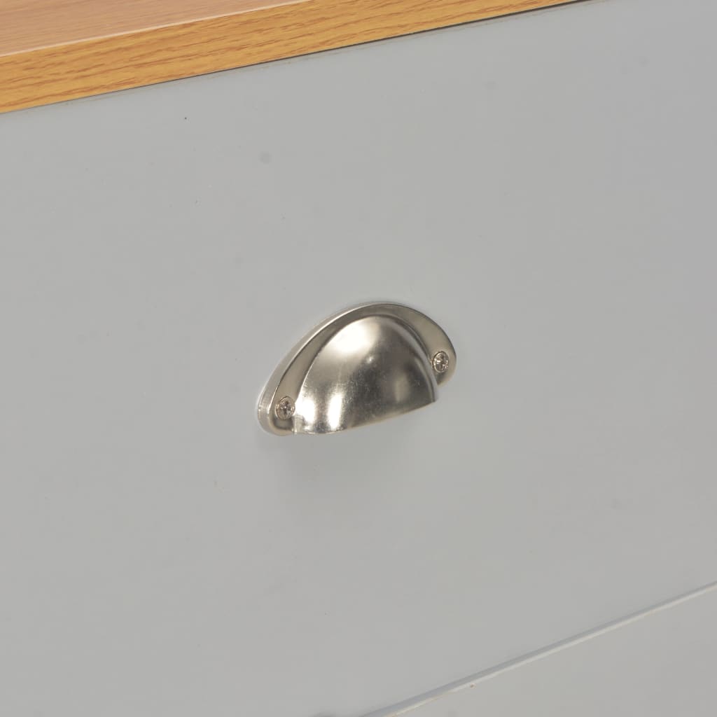 Dressoir 112x35x81 cm grijs is nu te koop bij PeponiXL, paradijselijk wonen!