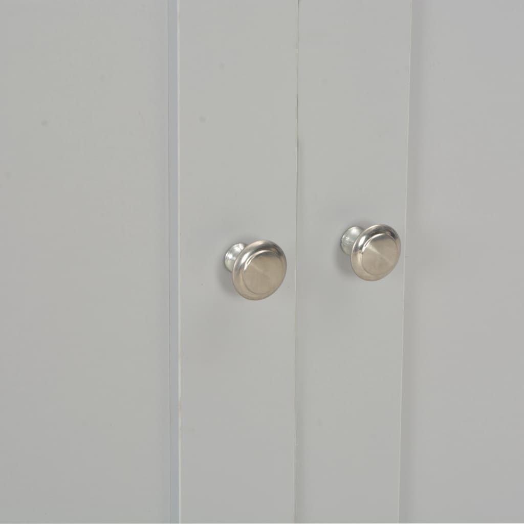 Dressoir 112x35x81 cm grijs is nu te koop bij PeponiXL, paradijselijk wonen!