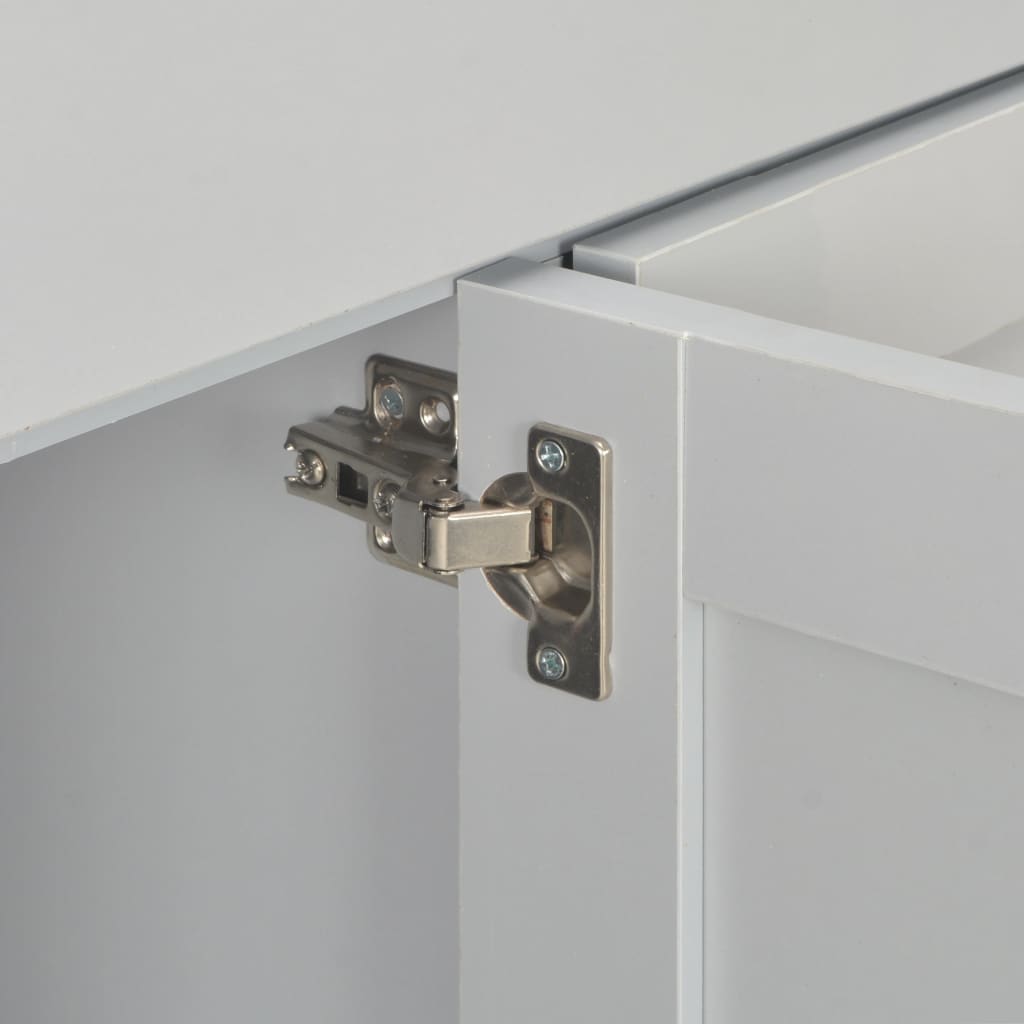 Dressoir 112x35x81 cm grijs is nu te koop bij PeponiXL, paradijselijk wonen!