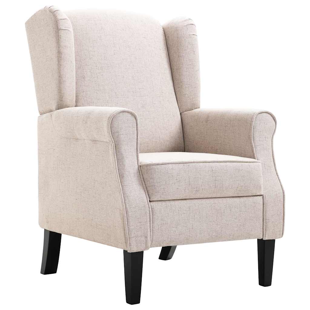 Fauteuil stof beige is nu te koop bij PeponiXL, paradijselijk wonen!