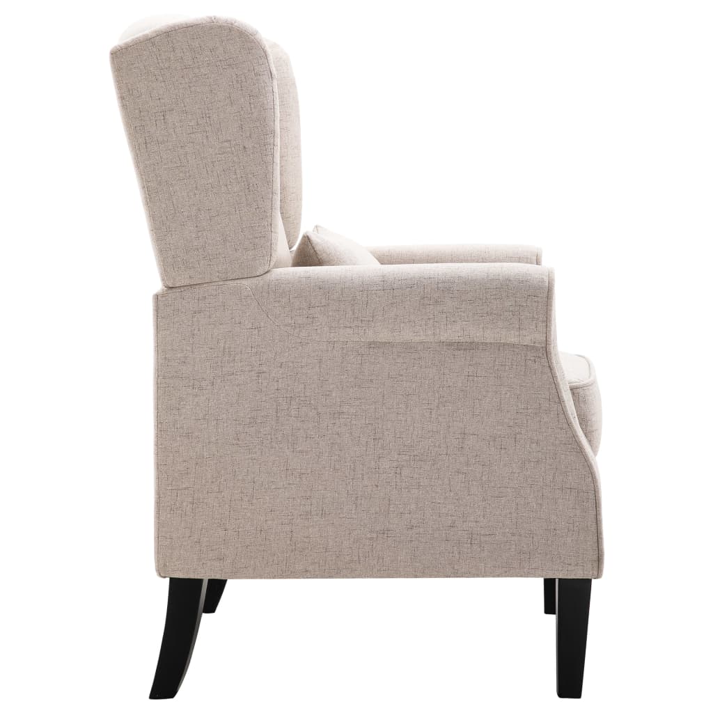Fauteuil stof beige is nu te koop bij PeponiXL, paradijselijk wonen!