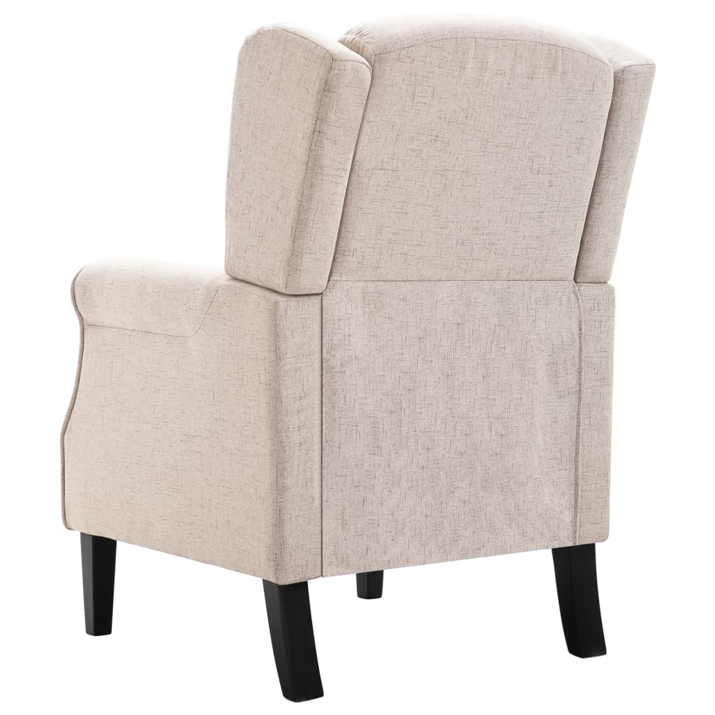 Fauteuil stof beige is nu te koop bij PeponiXL, paradijselijk wonen!
