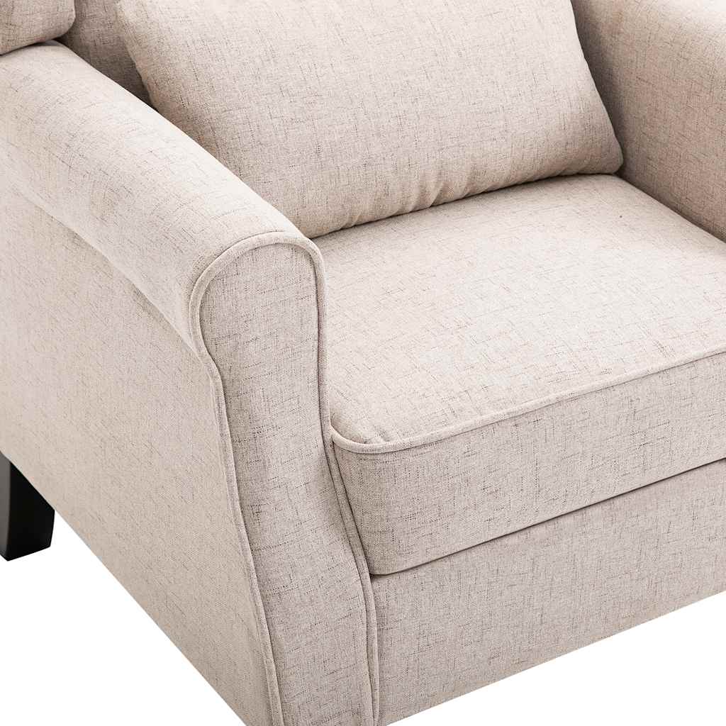 Fauteuil stof beige is nu te koop bij PeponiXL, paradijselijk wonen!