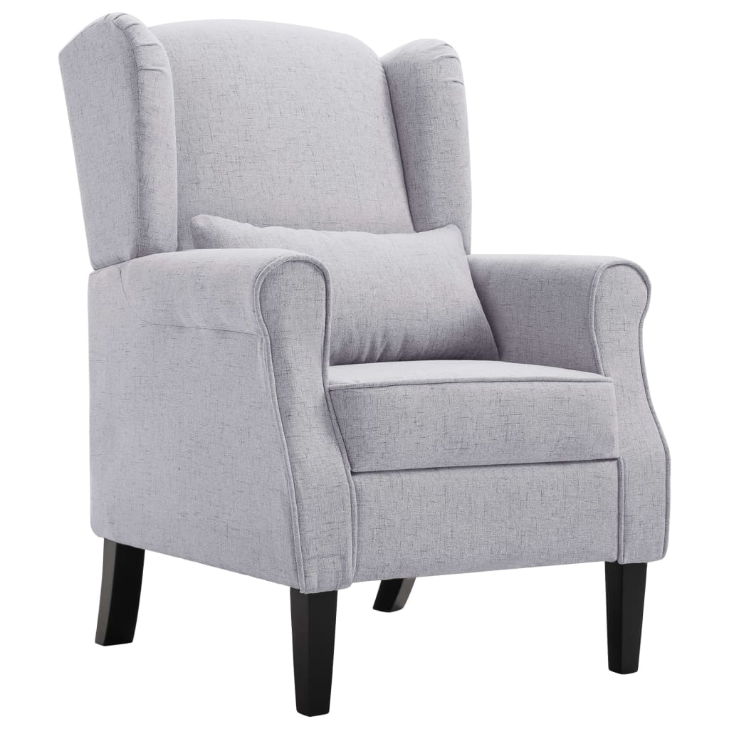 Fauteuil stof lichtgrijs is nu te koop bij PeponiXL, paradijselijk wonen!
