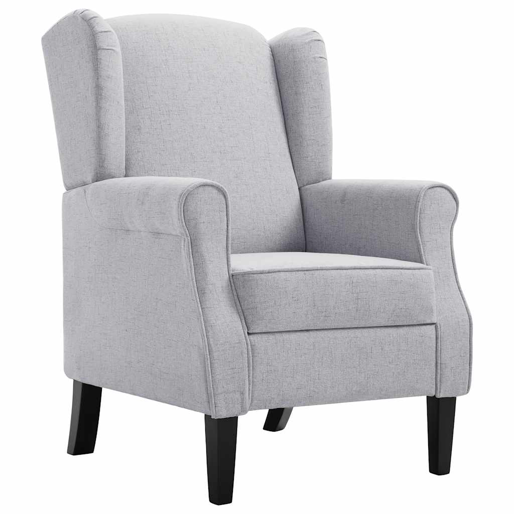 Fauteuil stof lichtgrijs is nu te koop bij PeponiXL, paradijselijk wonen!