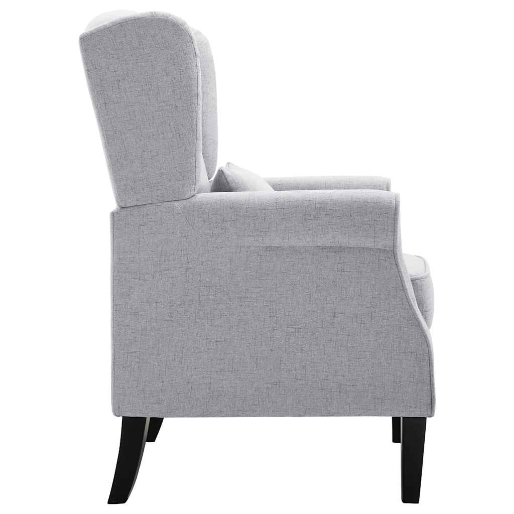 Fauteuil stof lichtgrijs is nu te koop bij PeponiXL, paradijselijk wonen!