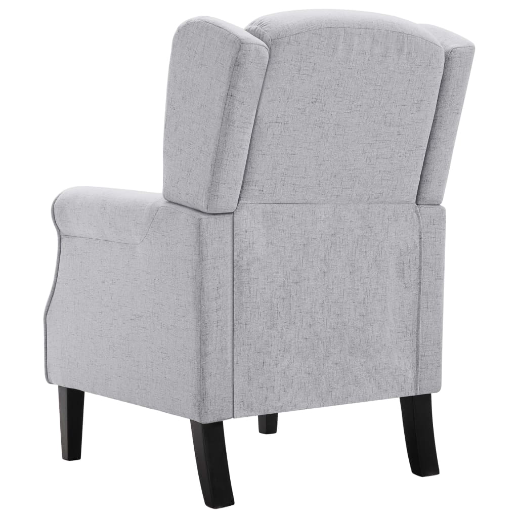 Fauteuil stof lichtgrijs is nu te koop bij PeponiXL, paradijselijk wonen!