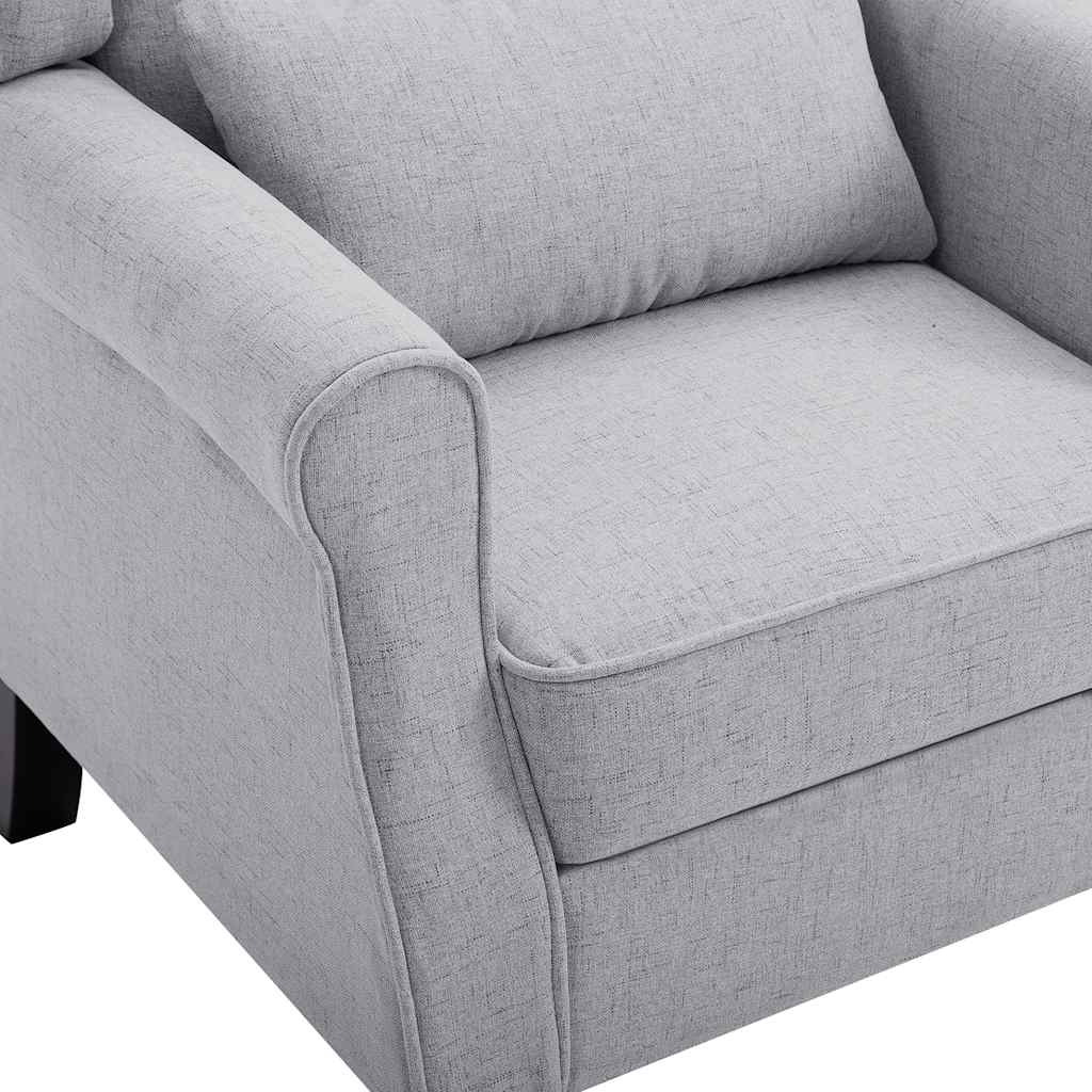 Fauteuil stof lichtgrijs is nu te koop bij PeponiXL, paradijselijk wonen!