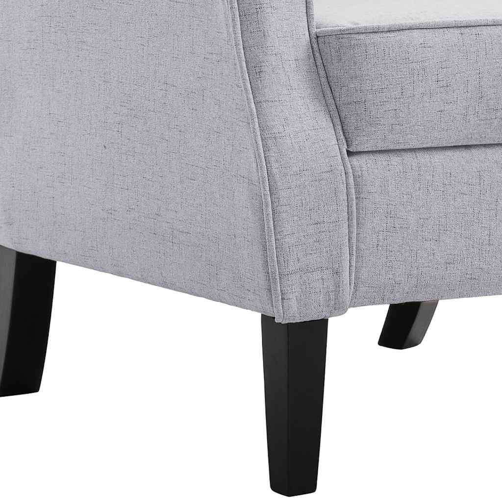 Fauteuil stof lichtgrijs is nu te koop bij PeponiXL, paradijselijk wonen!