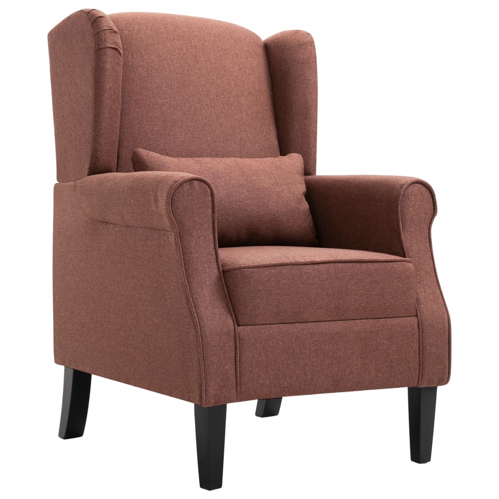 Fauteuil stof bruin is nu te koop bij PeponiXL, paradijselijk wonen!