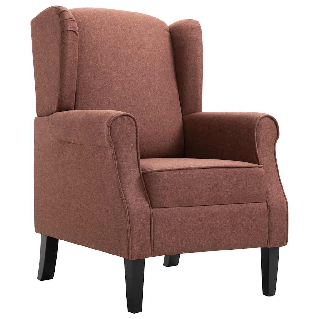 Fauteuil stof bruin is nu te koop bij PeponiXL, paradijselijk wonen!