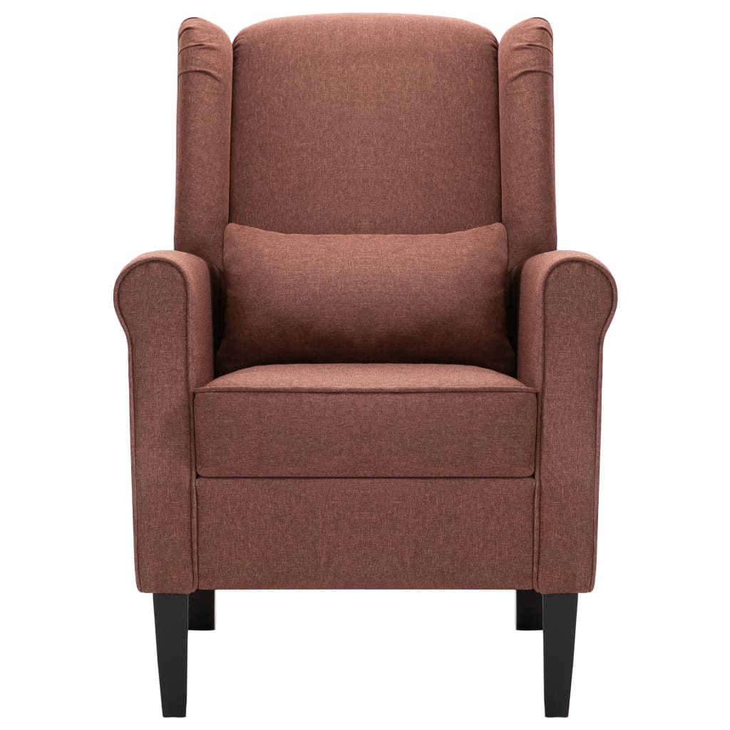 Fauteuil stof bruin is nu te koop bij PeponiXL, paradijselijk wonen!