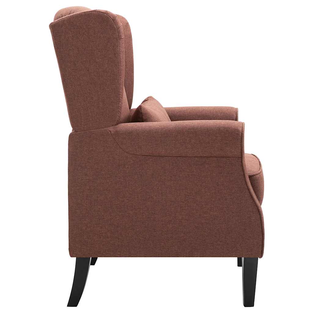 Fauteuil stof bruin is nu te koop bij PeponiXL, paradijselijk wonen!